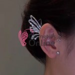 Cercel pentru dama modern EARR24CC Argintii- 1 bucata cu Zirconiu Cercel pentru dama modern EARR24CC Argintii- 1 bucata cu Zirconiu